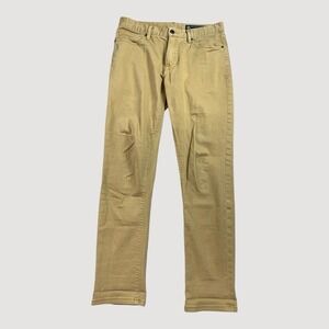 ROARK HWY 133 Slim Straight Jeans 32x31 Tan‎ Broken Twill Pants